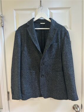 Billy Raid Wool Blend Sport Coat Dark Grey Size 42R